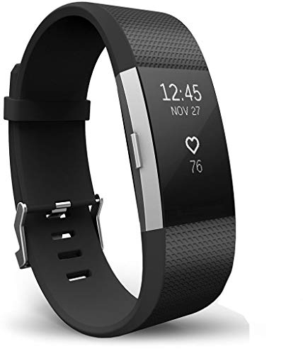 INF Armband kompatibel mit Fitbit Charge 2 Weiches Silikon Sport Ersatzarmband