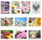 20 Grußkarten Blanko Kunst Foto mit Umschlag, Klappkarten 17x12 cm