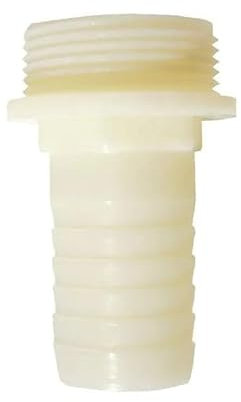 Raccord cannelé polyamide mâle 33x42 pour tuyau 32 mm