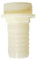 Raccord cannelé polyamide mâle 33x42 pour tuyau 32 mm