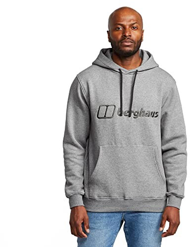 Berghaus Felpa con Cappuccio da Uomo con Logo, Maggiore Calore, Extra Confortevole, in Pile (Confezione da 1)