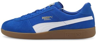 PUMA Unisex Handball Indoor Court Shoe, ROYAL White-Gum, 45 EU
