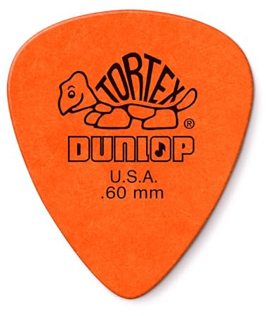 Dunlop Picks - Tortex Standard Orange 0.60mm - Refill Bag 24