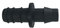 DRIPALIA Acometida para Tuberías de Goteo de 16 mm - 50 Unidades - Color Negro - Accesorios de Riego por Goteo - Resistente a los Rayos UV - con Sistema de Dientes de Agarre 50 Unidades