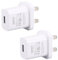 2-Pack USB Wall Charger Plug 5V 1A USB Plug Adapter Compatible for iPhone,iPod,Smart watch,Bluetooth headset,bracelet,toys,toothbrush