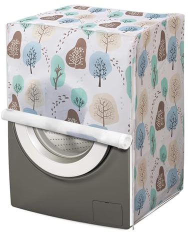 Washing Machine Cover, Waschmaschinenabdeckung, Waschmaschine Abdeckung, Waschmaschinengehäuse, Abdeckung für Trockner, Waschmaschinenabdeckung Abdeckung, für Die Meisten Frontlader-Waschmaschinen