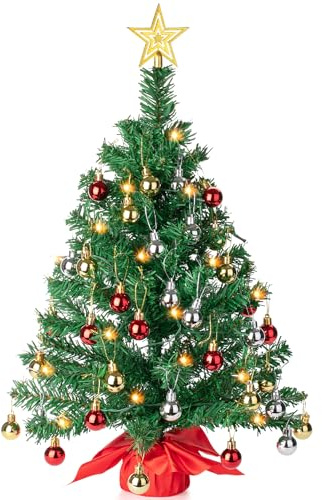 Mr. Pen- Mini Christmas Tree with 40 LED Lights, 23