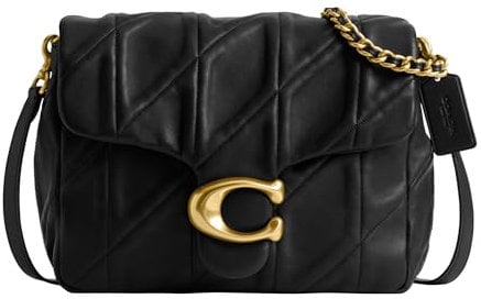 Coach Times Square Tabby Umhängetasche 26 mit Steppung, B4/Schwarz, Einheitsgröße