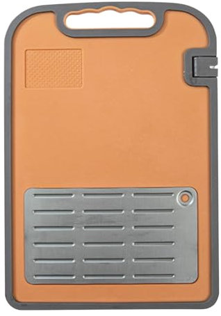 Tabla De Cortar Para Descongelar - Bandeja Para Tabla De Cortar Con Rejilla Para Ajo | Tabla Para Cortar Carne Multifuncional, Tabla Para Trinchar Antideslizante, Tabla Para Cortar Resistente, Tabla P