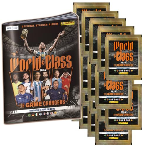 Generisch World Class - 2024 - Sammelsticker - 1 Sammelalbum + 20 Tüten