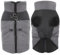 Dolahovy wasserdichte Hundemantel Winterjacken, Winddichte Haustier Kleidung Große Jumper Warme Hunde Mäntel Fleece Jacken Outfit für kleine mittlere große Hunde Welpen Weste mit Geschirr (Grau, 3XL)