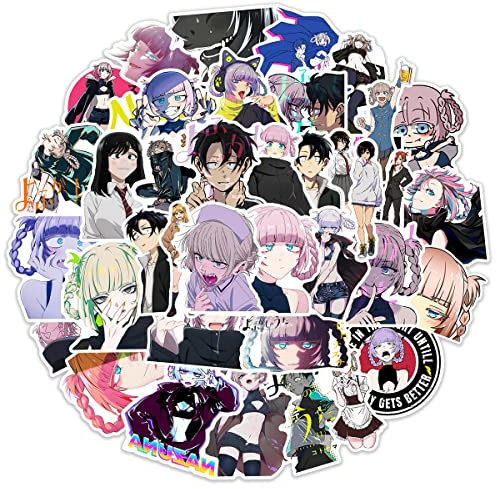 Call The Night Stickers, 50 Pcs Anime Figure Vinyl Waterproof Sticker Decals for Party, Water Bottle Scrapbook Laptop Skateboard Computer for Teens Students