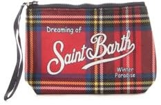 Saint Barth Pochette Mc2 Tartan Rossa (Rosso)