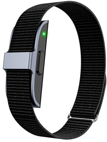 SENECESLI Smart Health Armband, Wearable Activity & Fitness Tracker mit Magnetischer Ladebasis für den Multi -Sport -Modus (Black)