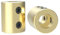 QPAJWAKS Acoplador D20L25 de 6/7/8/9/10/12 mm, Eje de Motor rígido de latón, Adaptador de Manguito de Conector de transmisión for Barco, Coche, avión RC(10mm-12mm)