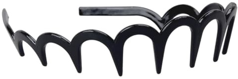 LABRIMP 4 Stück Antirutsch Haarklammer Langlebige Kunststoff Haarschmuck Unisex Haarreifen mit Zacken für Damen Herren Vielseitig Geeignet für Sport Alltag und Styling