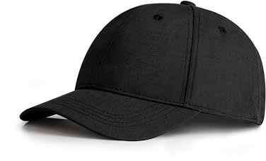 Zylioo M/L/XL/XXL Basecap Leinen Herren für Großen Kopf, Sonnenschutz Kappe UPF50+ Baseballkappe Sommer Baseball Cap