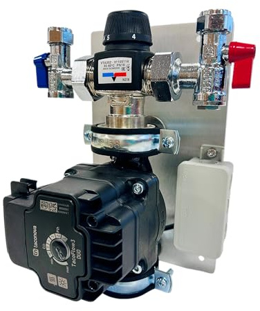 EverHeat SL-0600UF Single Circuit UFH Pump & Mixing Valve Unit – A-Rated Energy Efficient Underfloor Heating Control Pack – Pre-Assembled Zone Pump Kit