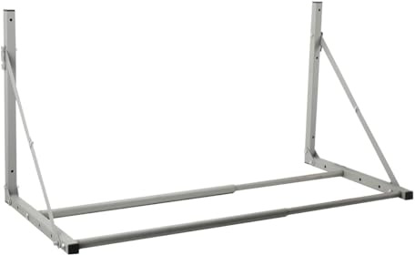 NICCOO Foldable Wall Mounted Tyre Rack, Tyre Storage Rack, Steel Tyre Shelf | Adjusts 71-122 cm; Holds Up to 300 Lbs; Folds Flat When Idle; All-Steel Construction; Easy Wall Mounting Included.