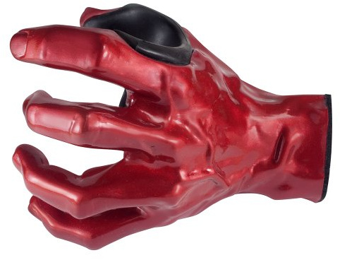 GuitarGrip LHGH 102 Gitarrenhalter GS Red Rum Hochglanz-Optik links rot