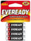 Eveready Super Heavy Duty Batteries, AAA, 4-Count