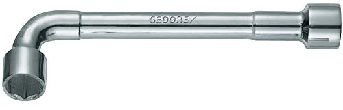 Gedore 25PK14 Clé à pipe double 14 mm 6 vis hexagonales Argent