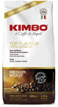 Kimbo Top Flavour, Bohnen - Espresso, 1 kg