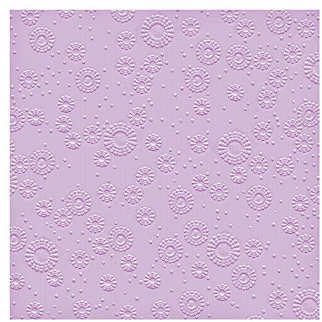Unbekannt Servietten 16 St. 33x33cm geprägt Moments Uni Lavender