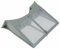 Qualtex - Filtre Gris à Charpie peluches pour Sèche-Linge compatible avec Ariston Hotpoint & Indesit