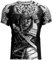 Hardcore Training Men's Rash Guard Compression Shirt Short Sleeve MMA No-Gi Tight BJJ Grappling Base Layer Fitness Grey