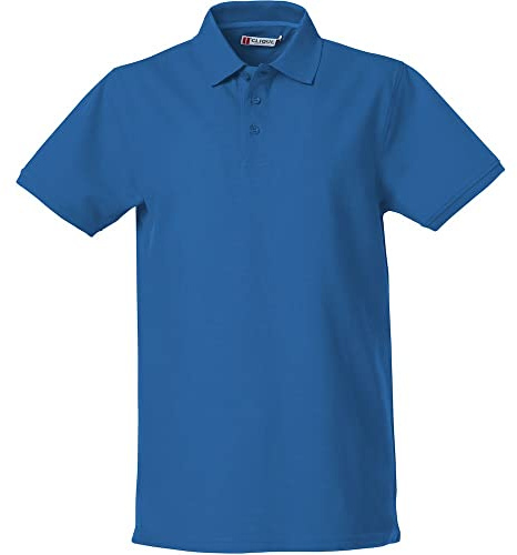 CliQue Herren Heavy Premium Polo Poloshirt, Blau (Royal Blue 55.0), (Hersteller Größe: Medium)