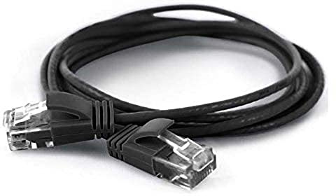 wantecWire Extra dünnes Patchkabel CAT.6 UTP, Länge 7 m, schwarz