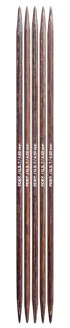 Pony Perfect Double Pointed Needles Wood 20 cm 4.50 mm - 1 pc