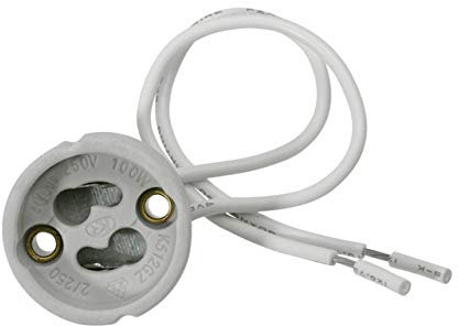 Douille connecteur GU10 pour halogène LED culot GU10, en céramique, 220 V (1000)