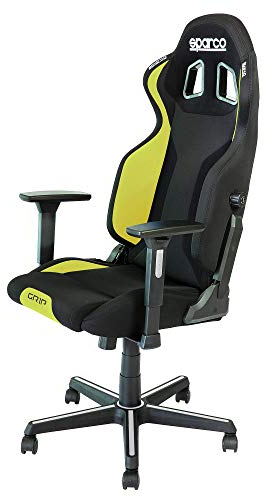 Sparco S00989NRGI Sedia Presa, Nero/Giallo