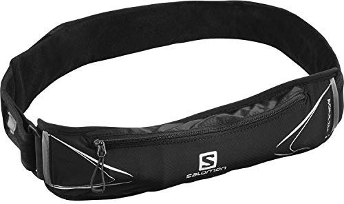 Salomon Agile 250 Set Unisexe Ceinture d'Hydratation avec 1 Bouteille Souple (250ml), Running, Course à Pied, Randonnée et Marche, Noire/Black