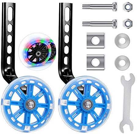 Stützräder,Fahrrad Stützräder für Kinder,Universal Stützräder für Kinderfahrrad,Stützräder für Erwachsene,Hilfsräder für Erwachsene,Hilfsrad Kinderfahrrad (Blau/1PCS)