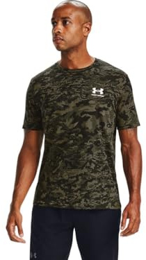Under Armour Men's Standard ABC CAMO Short-Sleeve T-Shirt, Black (001)/White, X-Large Tall