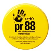 Ursula Rath pr 88 abwaschbarer Handschutz Öl Fett Schmierstoff Lack Silikon Werkstatt Hände sauber (100ml / 1x)