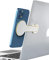 MILI ORBITA360, Magnetic Laptop Phone Holder, Supports Mag-Safe for iPhone 12/13, Foldable Monitor Expansion Bracket, Compact Size, Compatible with All Cell Phones (Golden)
