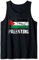 T-Shirt mit Palästina-Flagge | T-Shirt mit Palästinensischer Flagge Tank Top