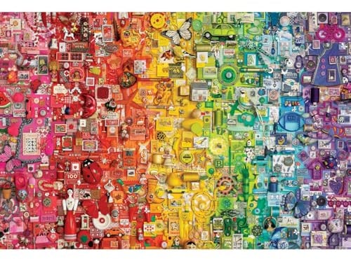 Cobble Hill 2000 Piece Puzzle - Rainbow - Sample Poster Included