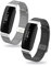 ZUREGO 2 Stück Ersatzarmband für Fitbit Ace 3/Fitbit Ace 2 Armband für Damen/Herren, Fitbit Ace 3/Fitbit Ace 2 Ersatz Edelstahl Metall Armband Kompatibel mit Fitbit Ace 3/Fitbit Ace 2 (F)