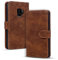 Rosbtib Coque Samsung Galaxy S9 Etui Portefeuille Cuir PU avec Fonction de Support Housse Folio Magnétique Gaufrage Mandala pour Galaxy S9, Marron