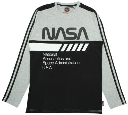 Nasa Men's Gns4453 Ts S3-m T-Shirt, Grey, M