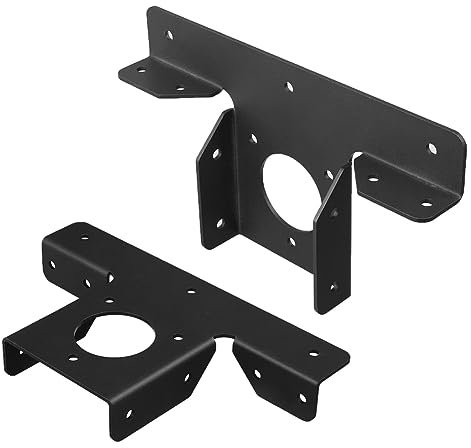 Knadgbft 2er-Pack Robuste Pergola-Eckhalterungen, Verlängerung, 3-Wege-T-Halterungen für 4 X 4 Pfostenhalterungen, Pergola-Pavillon-Kit, Langlebig, Einfache Installation