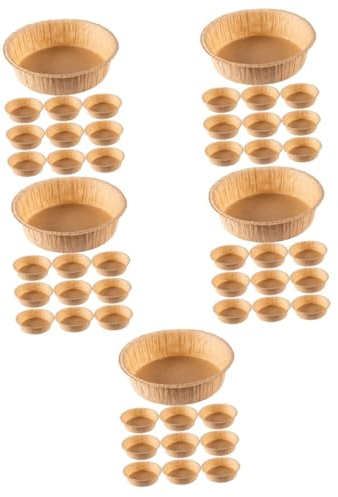 Zerodeko 50pezzi Teglie Da Forno Carta Antiaderente Da Resistenti Al Calore Per Torte Muffin e Dolci Stampo Per Cottura Flessibile Per Forno e Friggitrice Ad Aria