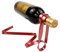 Zerodeko Porte-Bouteille De Vin Accessoires De Bar Décoration De Table Décoration Suspendue Rouge