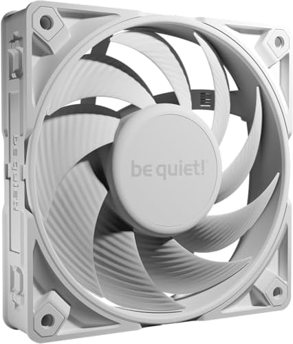 be quiet! Silent Wings Pro 4 120mm PWM White Lüfter, optimierte Lüfterblätter, hohe Performance, 6-Pol-Lüftermotor, Fluid-Dynamic-Lager, BL118