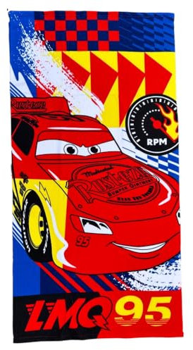 CARTOON Strandtuch Disney Cars 140x70 cm Mikrofaser Handtuch Kinder Pool Strand